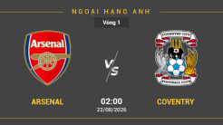Soi keo Arsenal vs Couventry